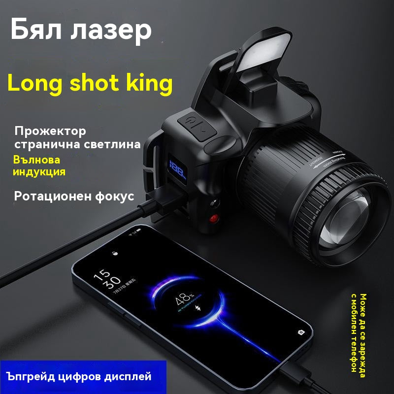💡【50% отстъпка】🔦 Супер ярък челник - Непрекъснато осветление, което да ви придружава във всяко приключение! ⛰️🔥