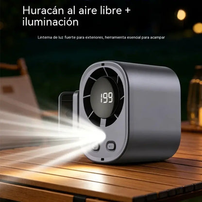 🌀❄Nuevo ventilador USB de gran capacidad con pantalla digital LED para montaje en coche y exteriores