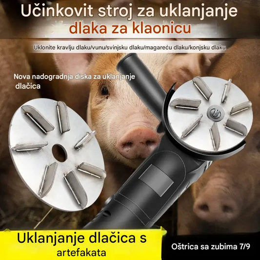 ⏰Disk za uklanjanje dlačica⚡Univerzalni stroj za uklanjanje dlaka od nehrđajućeg čelika disk za brijanje 🐖🐂🐏 za uklanjanje dlaka sa svinja, goveda i ovaca