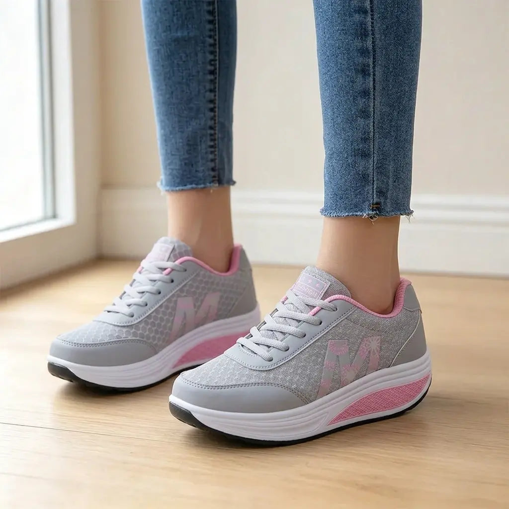 👟 Chodź z lekkością i maksymalnym komfortem! Damskie, ortopedyczne buty sportowe z wysoką podeszwą (oddychający materiał siateczkowy/zmniejsza zmęczenie/rozmiary 35-43)! ✨