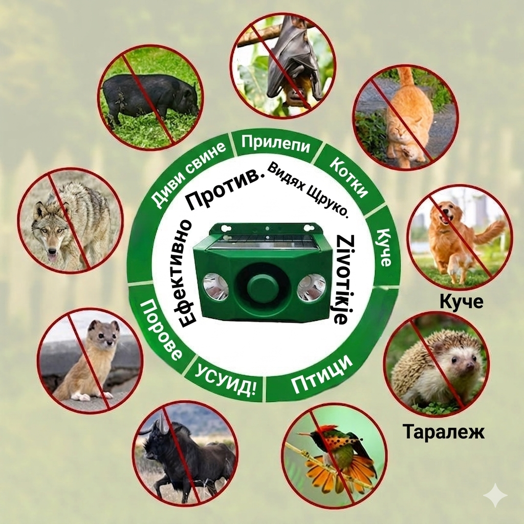 【✨Купете едно, вземете едно безплатно】🐅Слънчева светлинна аларма за отблъскване на диви животни