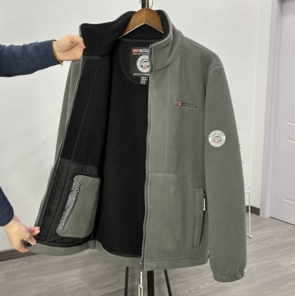 🔥【Плащане при доставка】（S-3XL）🔥Мъжко термопамучно палто Ежедневно двулицево вълнено палто
