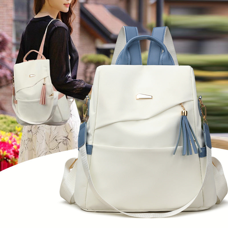 💓50% de descuento por tiempo limitado👜La nueva mochila de viaje de piel suave, con diseño moderno y gran capacidad, para dos usos.