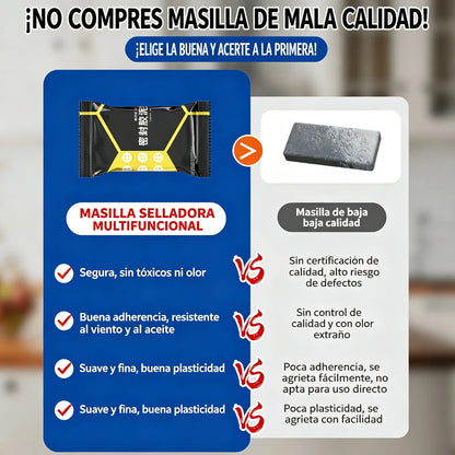 【10 piezas por 27€】🔧 Masilla Selladora Impermeable Blanca – Repara Agujeros de Aire Acondicionado, Paredes y Tuberías 💧🏠