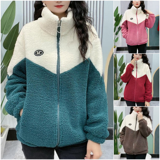 🔥【Rasprodaja zadnjeg dana u godini】🐏【M-4XL】Zimska flis jakna, pamučna jakna, ojačana pamučna jakna od janjeće vune, topla jakna