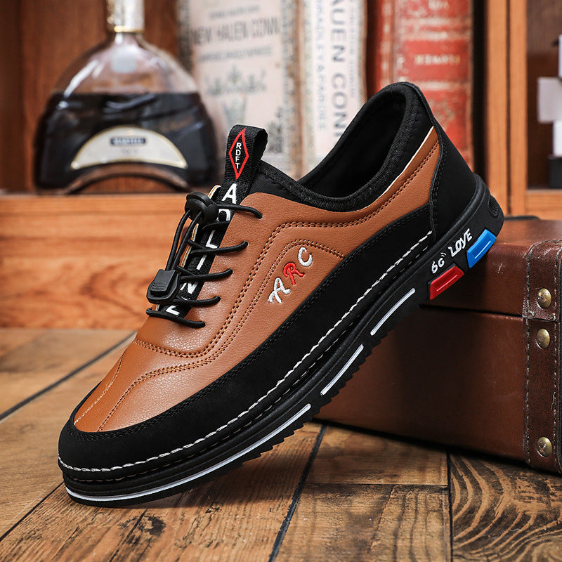 【39-48】Zapatos de negocios casuales de alta gama para hombre, con suelas suaves y cómodos de llevar.