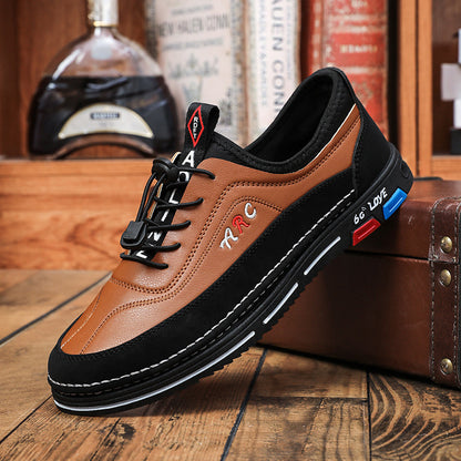 【39-48】Zapatos de negocios casuales de alta gama para hombre, con suelas suaves y cómodos de llevar.