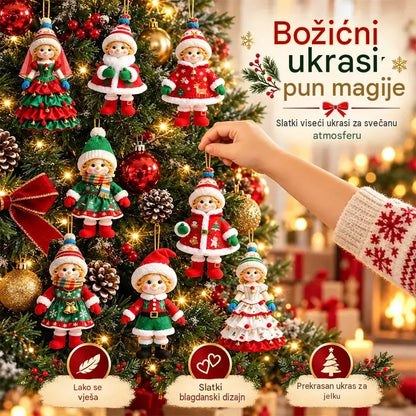 🎄【20/40 komada】🎅Slatki božićni ukrasi✨