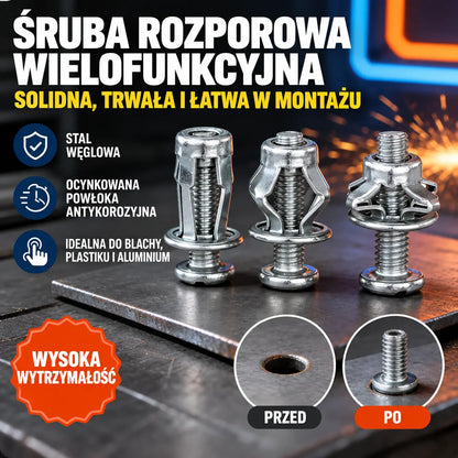 🔥50% taniej [100 sztuk] Śruba rozporowa M4 M5 M6 / Nakrętka nitowana