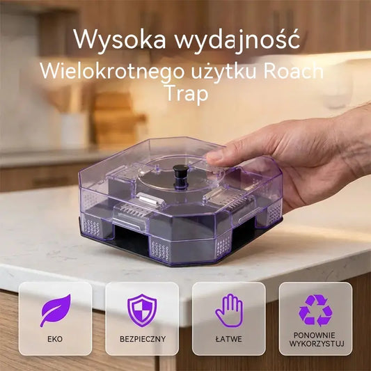 2 sztuki po 109 zł-- Wysoce skuteczna i wielokrotnego użytku pułapka na karaluchy