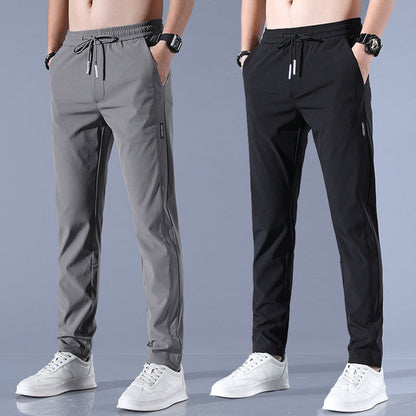 【M-5XL】2025 nuevos pantalones elásticos casuales para hombre, cómodos y de moda.