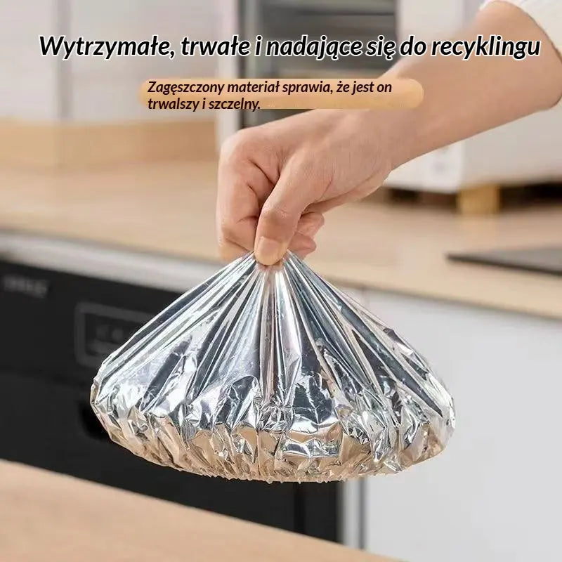 💥【100 szt.】🍎🔥 Izolacyjna folia aluminiowa (do kontaktu z żywnością)