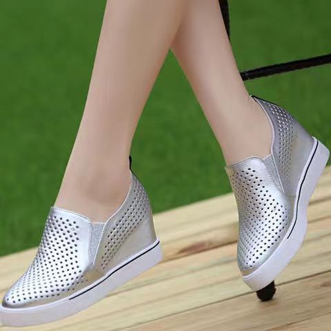 【Tallas: 34-41】🔥Nuevos zapatos casuales de verano 2026 para mujer, hechos de cuero suave, con diseño de plataforma.