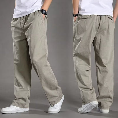 😎👖【Отстъпка за ограничено време🔥】【M-6XL】Мъжки ежедневни карго панталони с големи размери - свободни и удобни