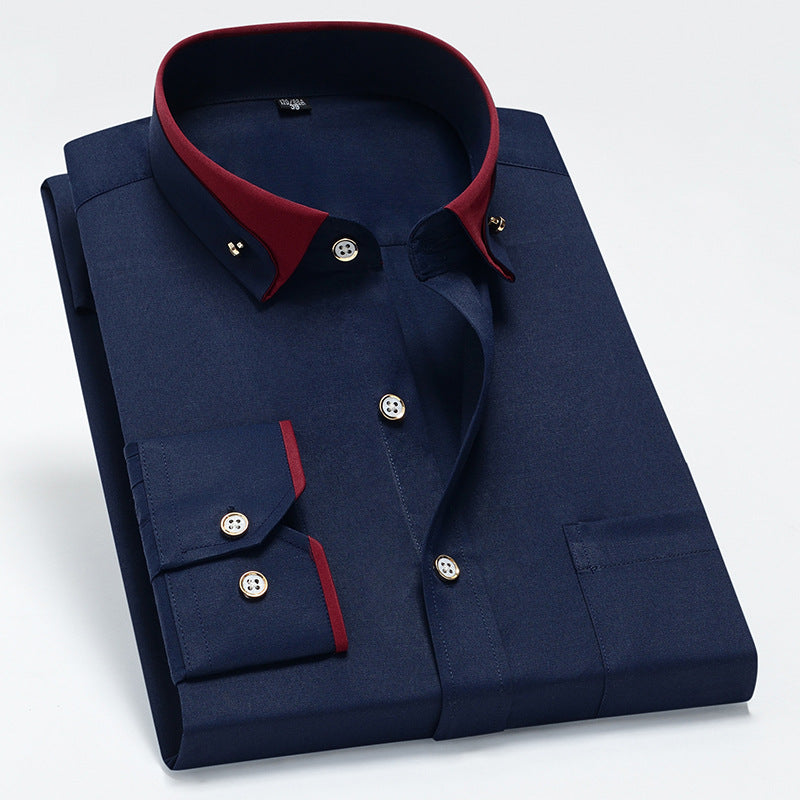 🌷🏆Nowe produkty w gorącej wyprzedaży🌷【S-4XL】👕2025 Nowa oddychająca biznesowa koszula męska casual