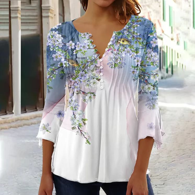 👕💥【Ograniczona czasowo zniżka 50%】💥🥰[S-5XL] Modne damskie koszulki z dekoltem w serek