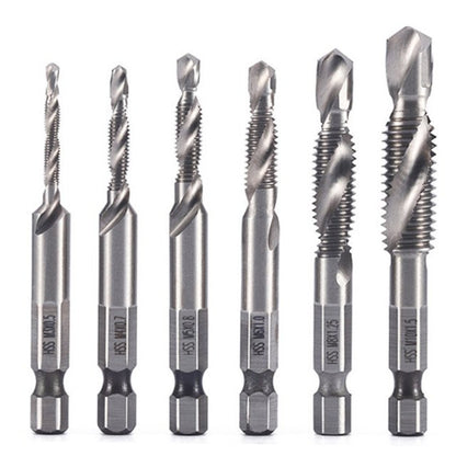 Set od 6 brzih konusnih svrdla za žicu, prikladnih za metale, čelik, drvo i plastiku.