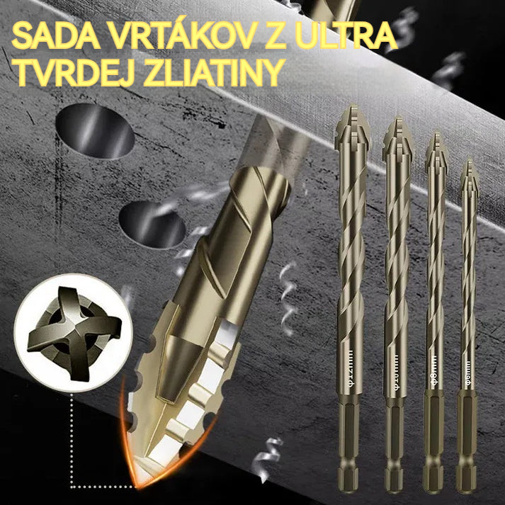 🔥Nová, špeciálna ponuka🔥 2026. Nová sada vysokovýkonných excentrických vrtákov so štyrmi čepeľami