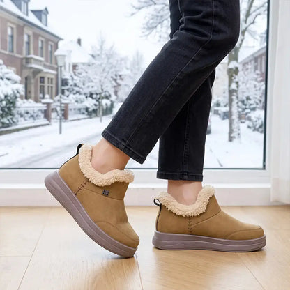 👢❄️【36-41】Zimné dámske topánky s hrubou fleecovou podšívkou – pohodlné, protišmyková podošva, 3 farby.