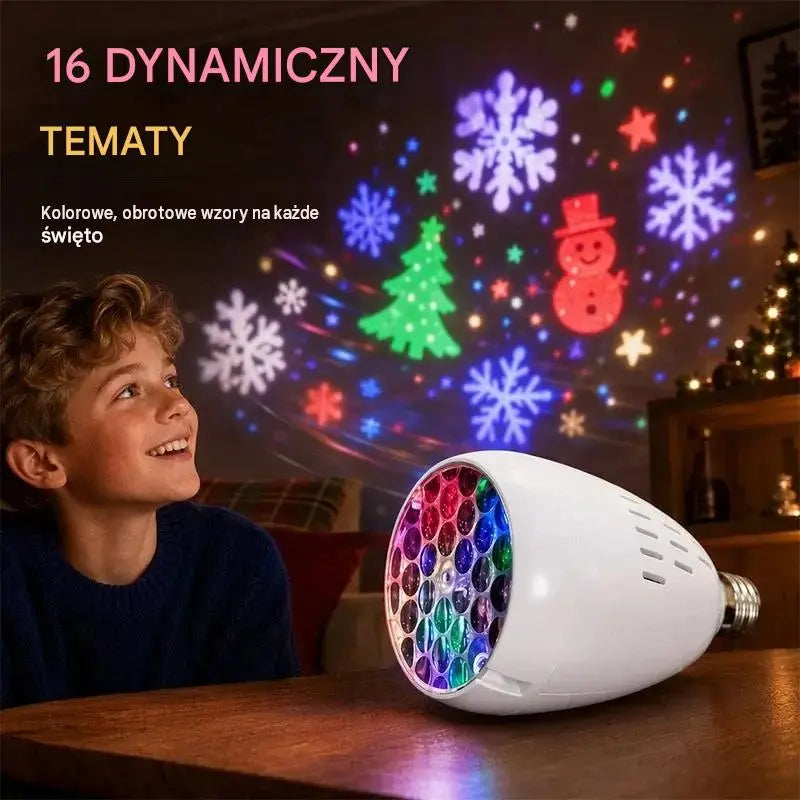 Świąteczny projektor świetlny 🎄 Gwieździste niebo, które pokochają dzieci 🎄 109 zł za sztukę