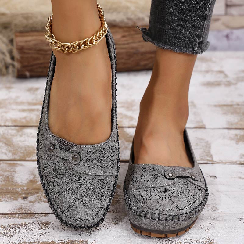 ✨ 50% zniżki✨【35-44】 Damskie buty ortopedyczne z prawdziwej skóry, lekkie, antypoślizgowe, oddychające i wygodne.