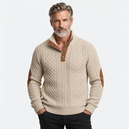 🔥【S-5XL】 Męska koszulka z długim rękawem i stójką – styl casual na jesień/zimę