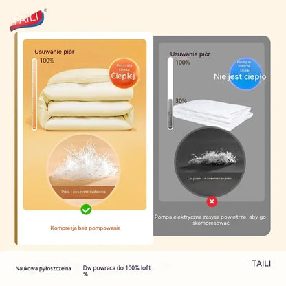 🧳【56*80cm】【Zestaw 5 elementów】💨 Duży, kompresowalny worek próżniowy: nie wymaga pompki, szczelny i idealny do oszczędzania miejsca w walizkach i w domu ✈️