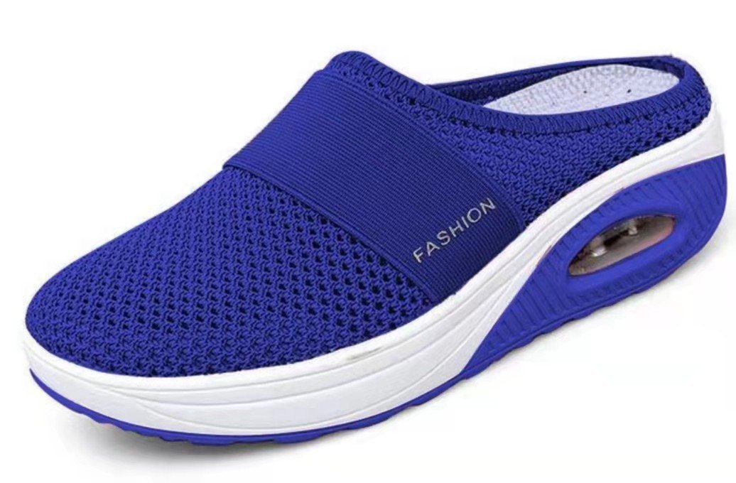🎀【35-43】Zapatos con colchón de aire de malla hueca europeos y americanos nuevos de verano 2025, transpirables y cómodos