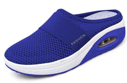 🎀【35-43】Zapatos con colchón de aire de malla hueca europeos y americanos nuevos de verano 2025, transpirables y cómodos