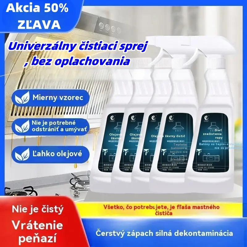 🍴💦【Akcia 2026 50% ZĽAVA】🔥Univerzálny čistiaci sprej, bez oplachovania