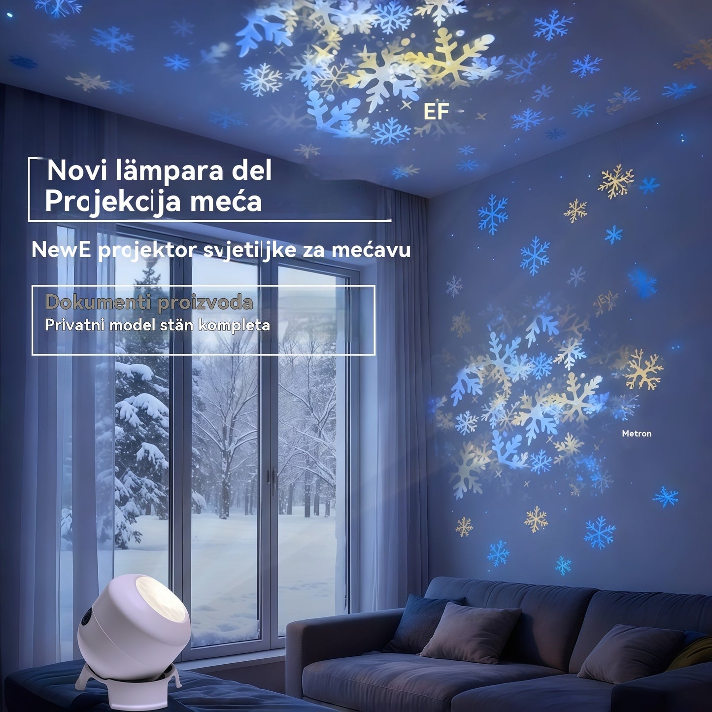 【50% OFF Danas】Dinamični rotirajući LED projektor
