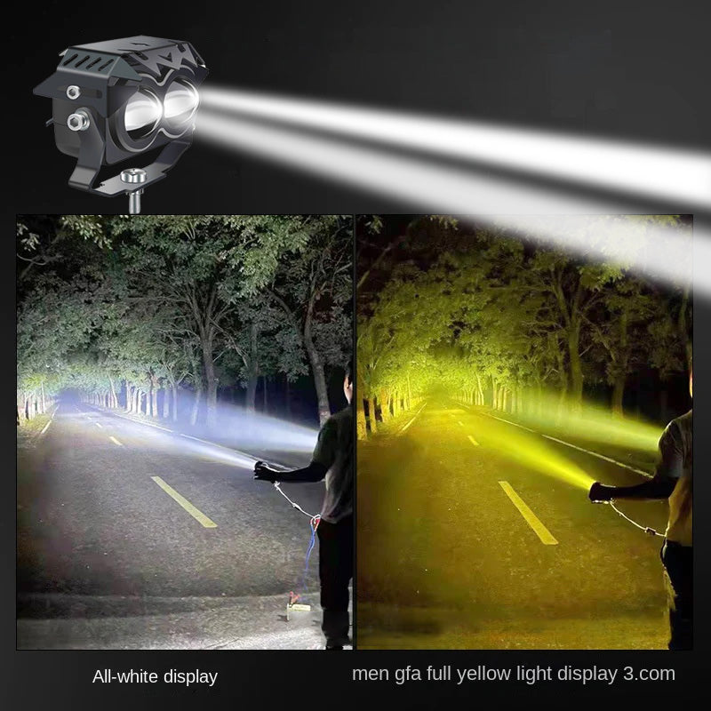 🏍💥【50% zniżki】🔥🏍Reflektor motocyklowy LED zewnętrzny, super jasny i długo świecący, wodoodporny