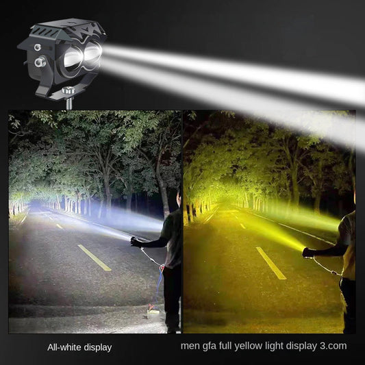 🏍💥【50% zniżki】🔥🏍Reflektor motocyklowy LED zewnętrzny, super jasny i długo świecący, wodoodporny