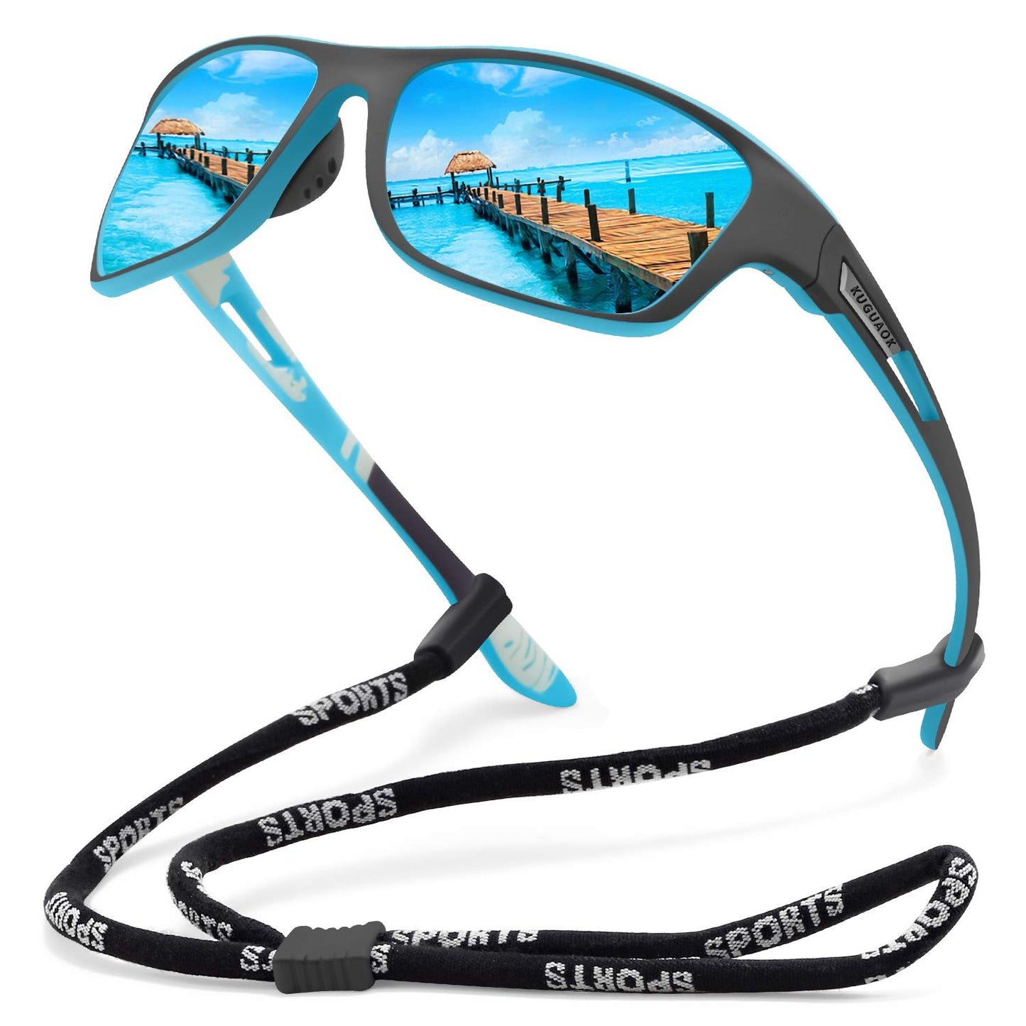 🕶Gafas de sol deportivas para hombre europeas y americanas, Se puede utilizar durante el ciclismo, la pesca, los viajes y las actividades al aire libre.