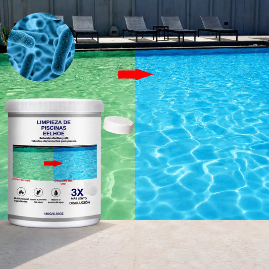 Compre 1 y obtenga 1 gratis（2 botella）Pastillas efervescentes para la limpieza de piscinas