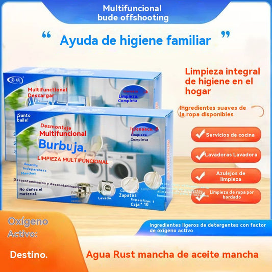 🎁🔥【Compra 2 y llévate 1 gratis】❤️Quitamanchas universal, ¡Limpiar utensilios de cocina, lavadoras, azulejos y ropa es pan comido! Eliminador de manchas potente.