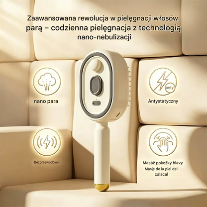 ⚡💨 Elektryczny opryskiwacz z grzebieniem masującym i poduszką powietrzną