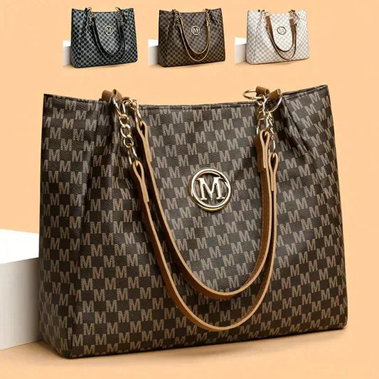 💕 Nowość na rok 2026 👜 Pojemna, minimalistyczna torebka damska z nadrukiem w stylu vintage