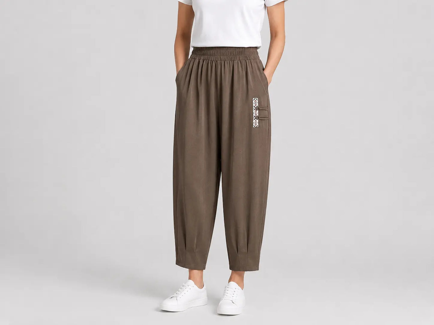 🔥✨【M-4XL】👖Nowe, eleganckie spodnie letnie z dziewięciostronnej bawełny i lnu