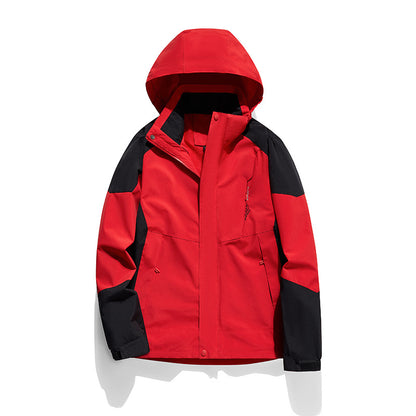 🔥🧥【1 kus, L–6XL】Nová outdoorová bunda 2 v 1 – vodoodolná, vetruodolná a hrejivá, vhodná na turistiku aj každodenné nosenie.