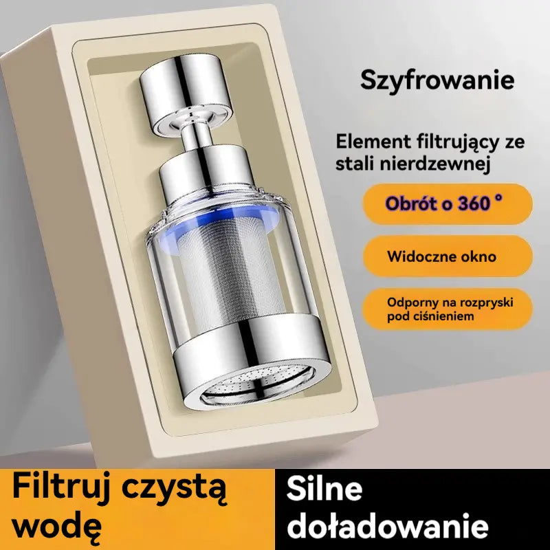 🔥💦【Płatność przy odbiorze】Uniwersalny filtr napowietrzający z interfejsem ze stali nierdzewnej