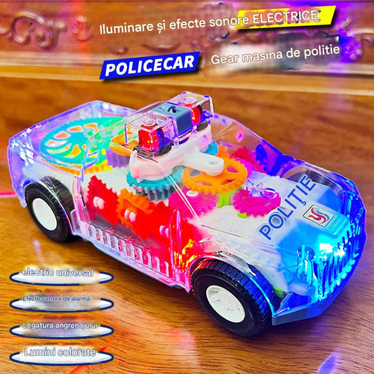 🔥 🚔️🚨Simulación de coche de policía, música, juguete educativo para niños, coche de policía