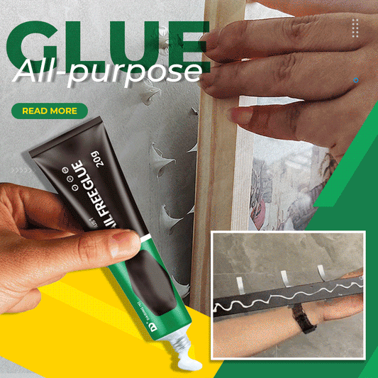 👍【5 piezas】☔Adhesivo universal impermeable sin esquinas❗️❗️Pegamento universal fuerte sin clavos para uso doméstico, se puede utilizar para paredes, azulejos, puertas y ventanas de vidrio, etc.
