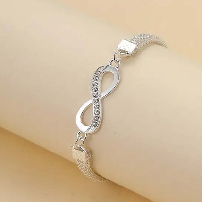 【Kupite jednu i dobijete jednu gratis】🎀💗Nova ženska jednostavna srebrna narukvica od 925 sterling srebra