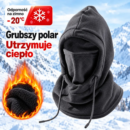 ❄️ Czapka termiczna zapewniająca pełną ochronę, z podszewką z polaru, która utrzymuje ciepło nawet przy temperaturze -20°C. ⛷️ Idealna do jazdy na nartach, na motocyklu oraz do aktywności na świeżym powietrzu.