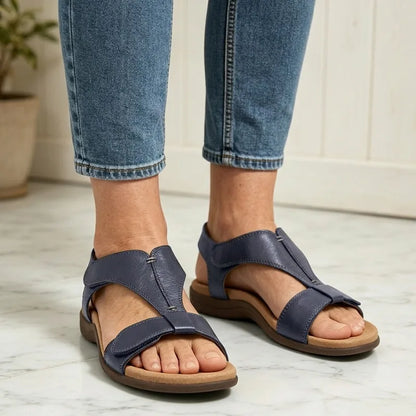 💕【Tallas 36-43】Sandalias planas de verano, modernas, suaves e informales, con soporte para el arco del pie.