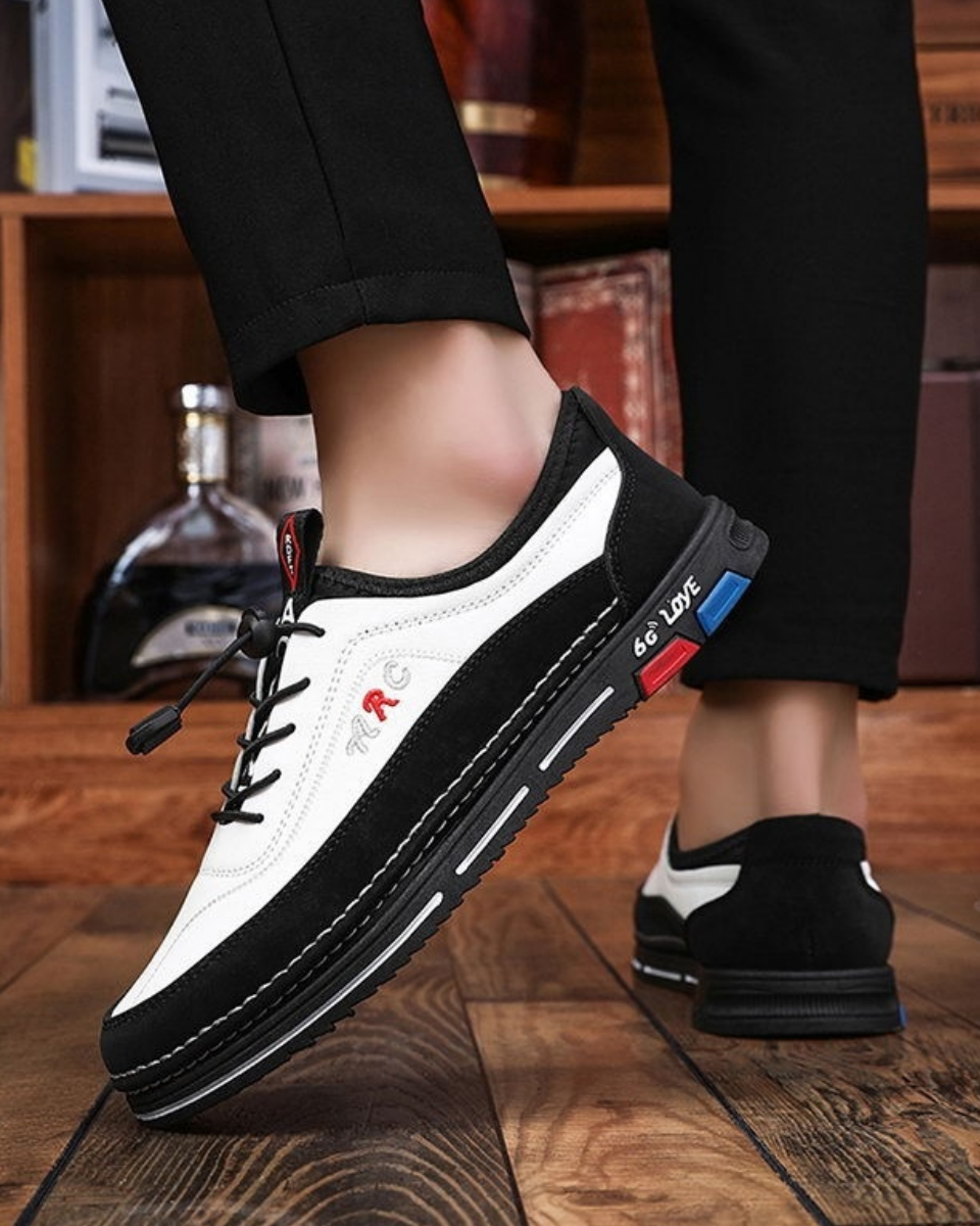 【39-48】Zapatos de negocios casuales de alta gama para hombre, con suelas suaves y cómodos de llevar.