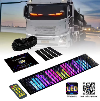 💡🎫Ultra tanka i fleksibilna meka LED zaslonska ploča za automobil.Fleksibilna savitljivost i vodootporan. Može se koristiti za podsjetnike s emotikonima za automobile, koncertne transparente i zabavne ukrase za rođendan.