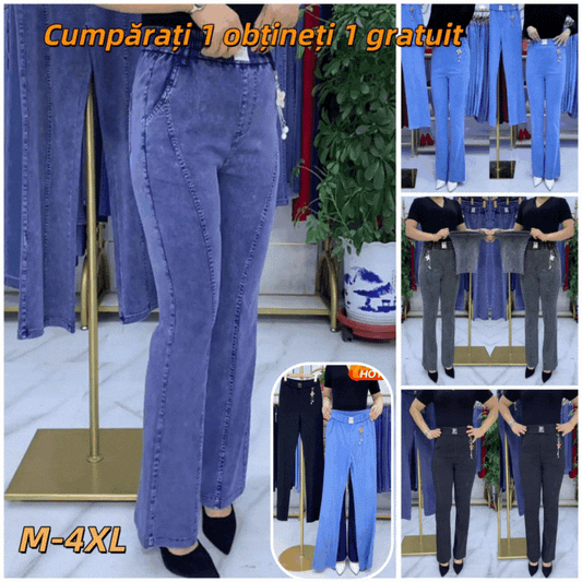 【Popust ograničenog trajanja】👖【S-4XL】Ženske elastične traperice visokog struka