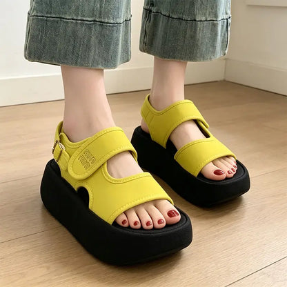 🔥【Zniżka ograniczona czasowo】【35-40】🔥Miękkie, grube wkładki, antypoślizgowe sandały codzienne